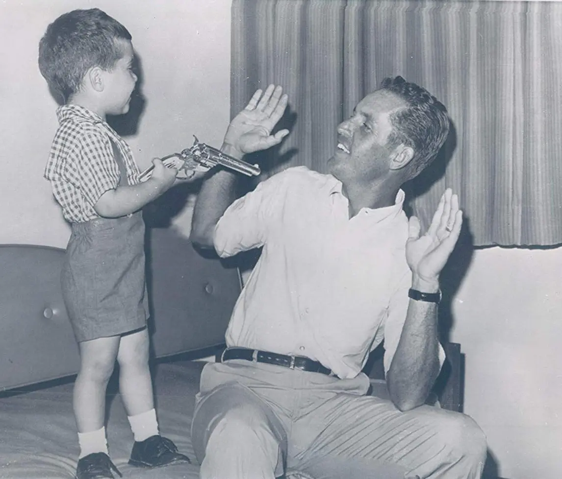 Tommy Jacobs Plays With Son