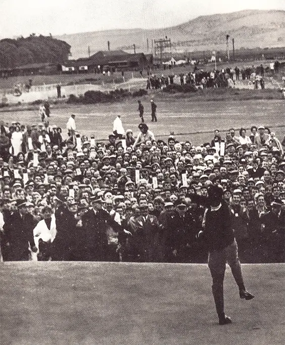 Tony Lema Tosses Ball Into Crowd