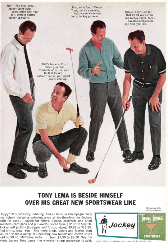 Tony Lema Jockey Ad